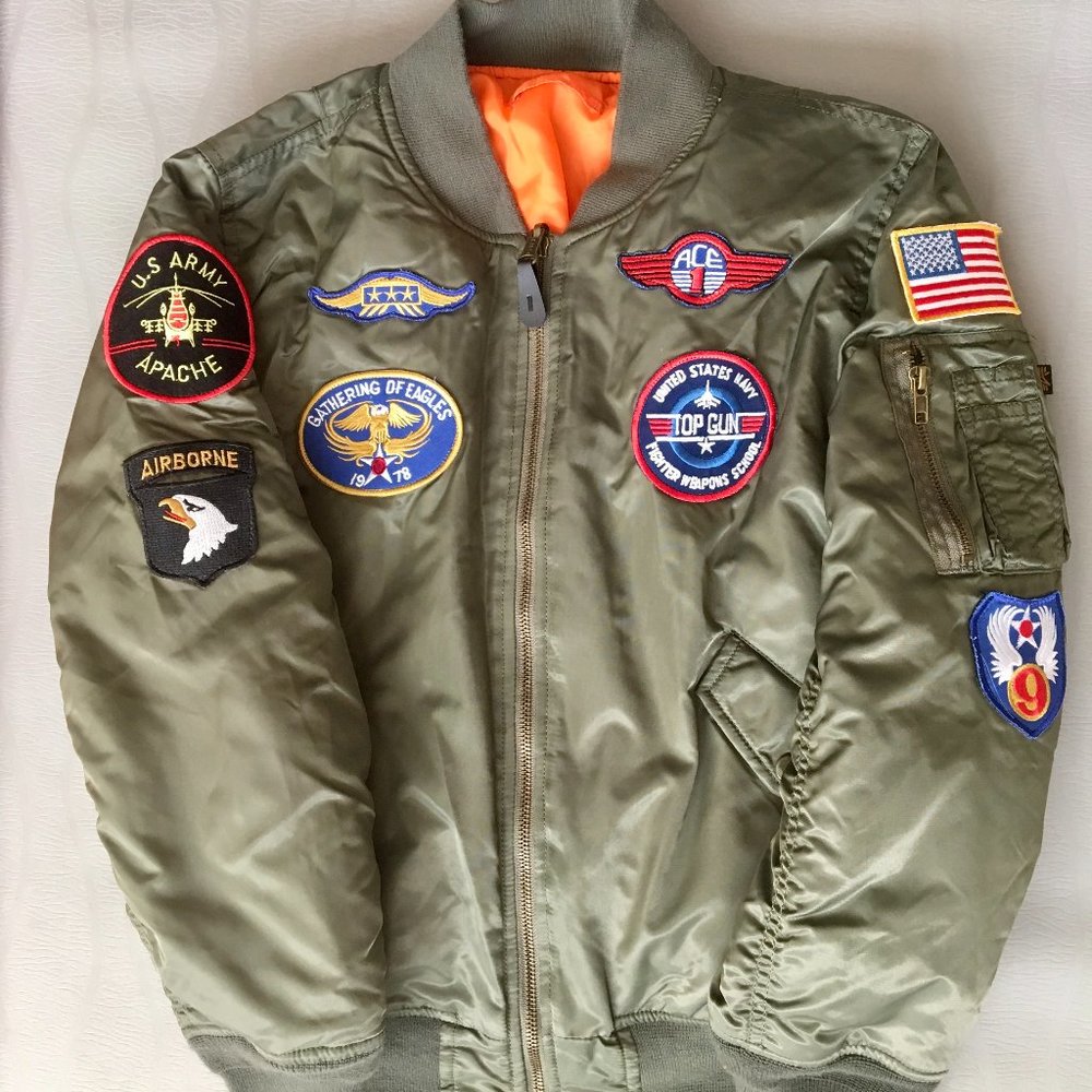 Alpha Industries Youth MA-1 Bomber w/Patches